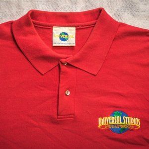 Universal Studio Hollywood Red Polo, Authentic VTG